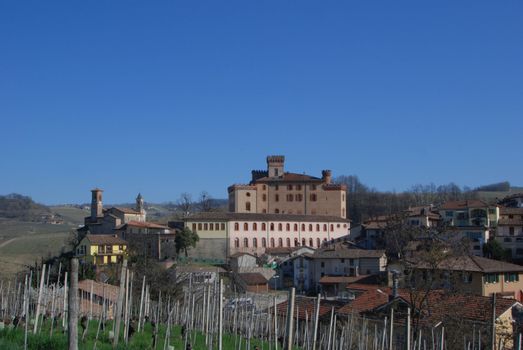 Castle "Falletti". Located in the center of the village of Barolo, CN - Piedmont - Italy