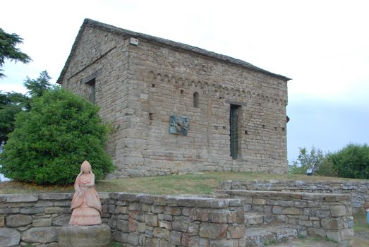 Romanesque Chapel of St. Sebastian, Bergolo, Piedmont - Italy