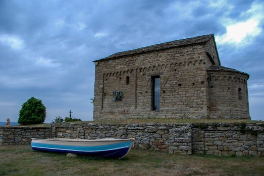 Romanesque Chapel of St. Sebastian, Bergolo, Piedmont - Italy