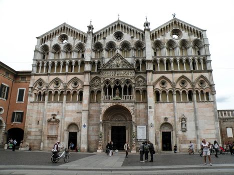 Exterior Cathedral of St. George in Ferrara, Italy