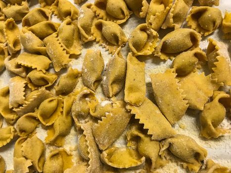 Agnolotti: pasta of the Langhe, Piedmont - Italy