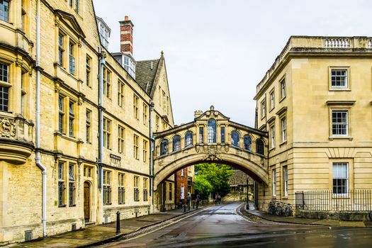 England Oxford 27th Sept 2016 The famous Bridge of Sighs,at Oxford University