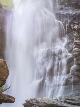 The Waterfall green forest river stream landscape