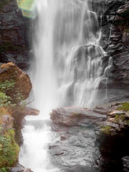 The Waterfall green forest river stream landscape