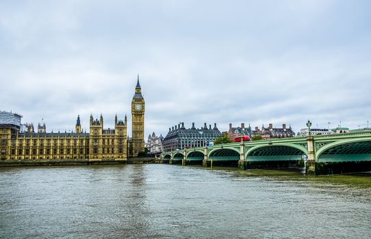 England London Sept 27th 2016 A picture of the Houses of Parliment across the river