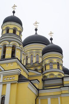 Orthodox Monastery of Hincu in Moldova Republic. Founded in 17th century, converted in  sanatorium under communism and today is the official residence of the local bishop.