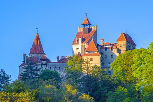 Medieval Castle of Bran, known for Dracula story, one of important landmarks in Romania.