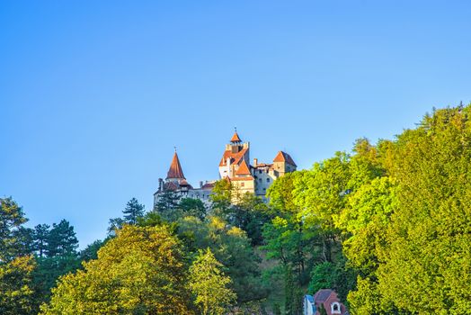 Medieval Castle of Bran, known for Dracula story, one of important landmarks in Romania.