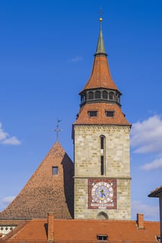 Medieval church in Brasov, Romania called Black Church after a great fire from 17th century