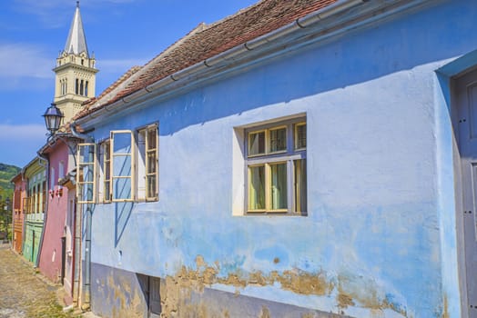 Medieval citadel of Sighisoara, important touristic destination in Romania, Unesco Heritage