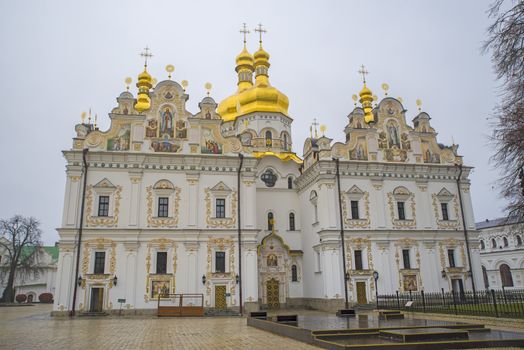 Pechersk Lavra orthodox cathedral, great ukrainean landmark in Kiev