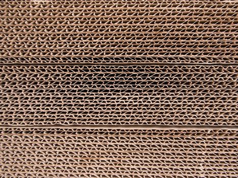 The edges of Tri-wall corrugated paper