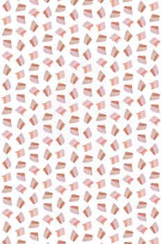 Isolated bacon meat slices pattern. Fresh ham portions background. Portrait orientation. Horizontal direction.