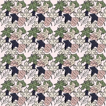 floral wallpaper with set of different flowers. Could be used as seamless wallpaper, textile, wrapping paper or background