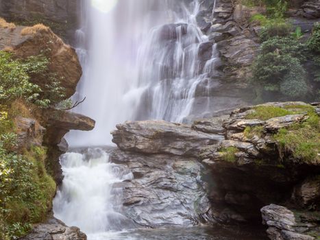 The Waterfall green forest river stream landscape