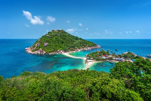 Beautiful Koh Nangyuan island in Surat Thani, Thailand.