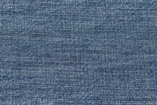 Close-up of blue denim texture. Denim jeans background, space to copy your design or text.