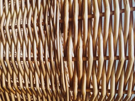 Wicker basket texture as rustic background, design and material
