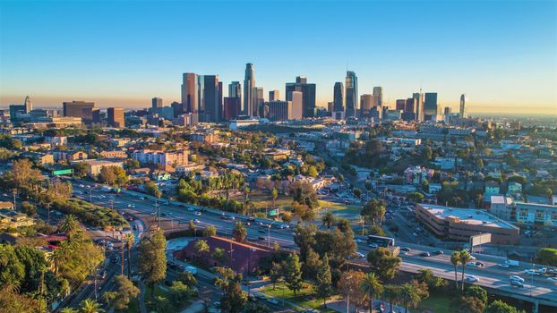 Aerial View For City. Cityscape Image. Beautiful City View.