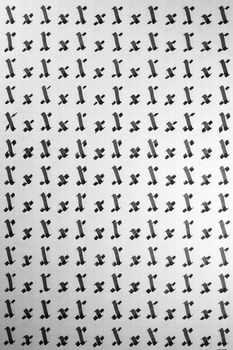 Handwriting black and white symbol filling pattern. Calligraphic letter X learning skills paper page. Calligraphy letters x background. Lettering practice writing worksheet.