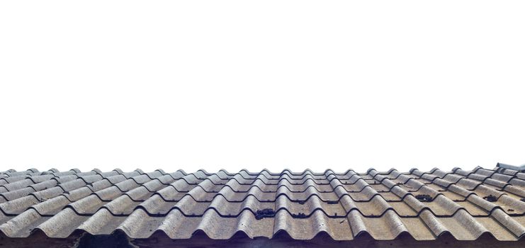 roof of house isolated on white background.
