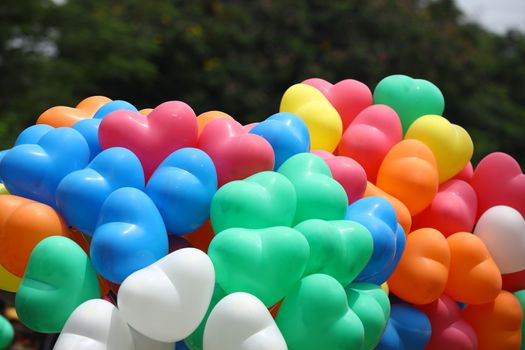 Color air balloons