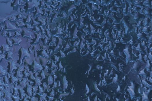 water drops on the glass