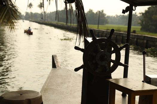 Tourist's Boat Kerala India