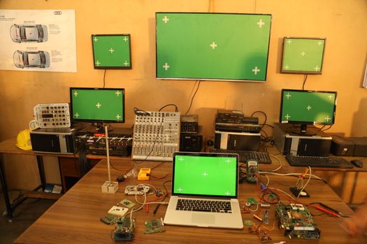 Television Green screen