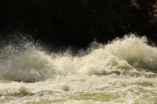 Water Slashes at Dam