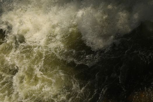 Water Slashes at Dam