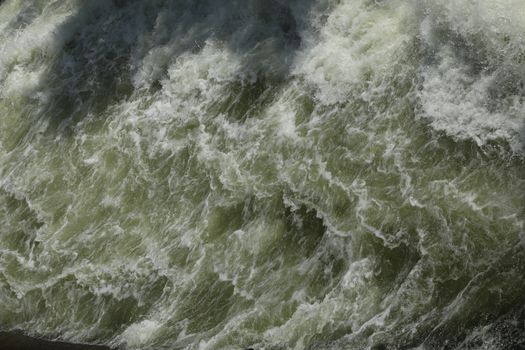 Water Slashes at Dam