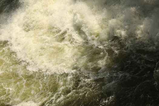Water Slashes at Dam
