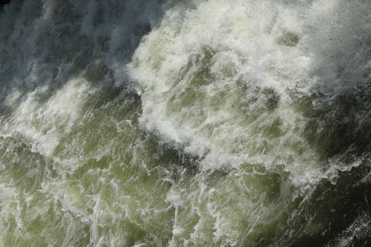 Water Slashes at Dam