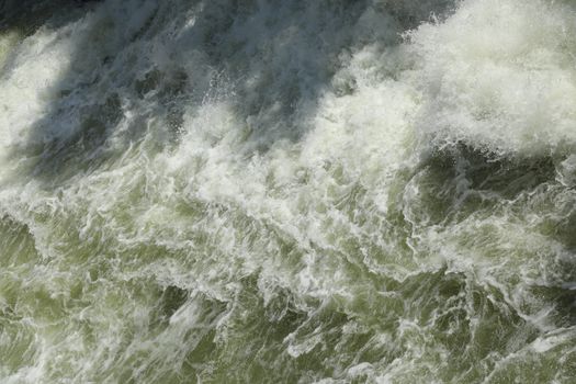 Water Slashes at Dam