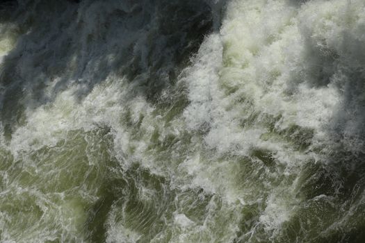 Water Slashes at Dam