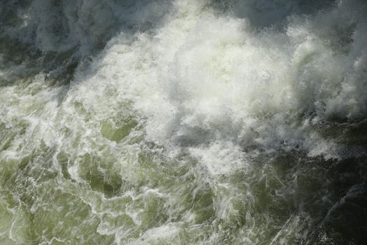 Water Slashes at Dam