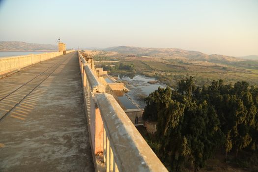 Water Slashes at Dam