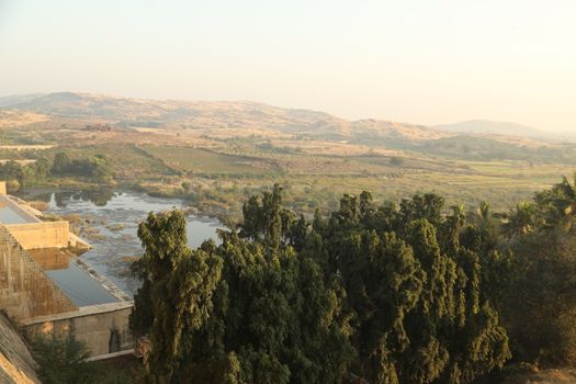 Water Slashes at Dam