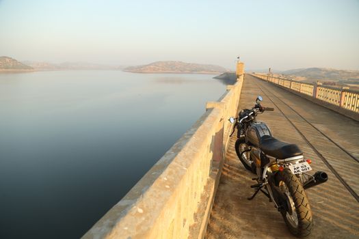 Water Slashes at Dam