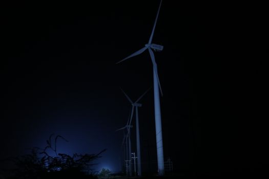 windmill rotating in Farm