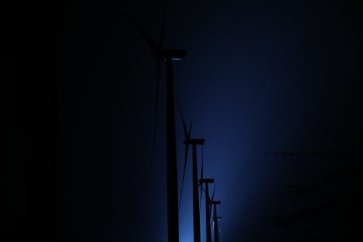windmill rotating in Farm