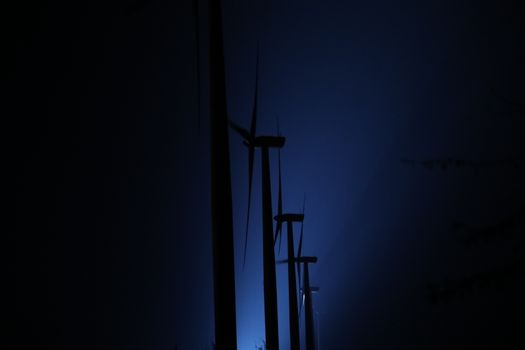 windmill rotating in Farm