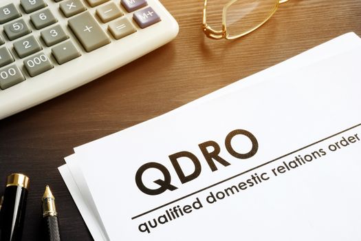 Documents about qualified domestic relations order QDRO.