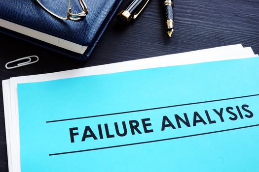 Failure analysis concept. RCA - Root Cause Analysis.