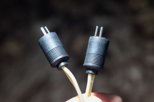 DIN 41529. The plug point is a dash, the Soviet standard plug for acoustics.