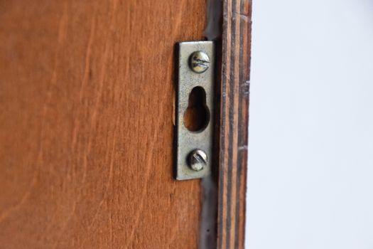 Wall mount loudspeaker suspension eyelet Column speaker 15AS-208. Vintage Soviet bookshelf acoustics.