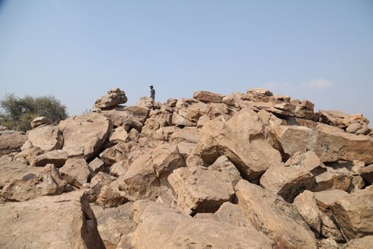 Rock Hill Texture at rural area
