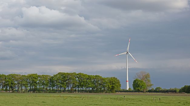 Wind turbine in Germany, providing clean energy