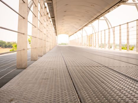 Street Bridge. Its a modern pedestrian bridge